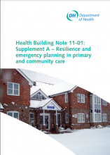 Health Building Note 11-01: Supplement A – Resilience and emergency planning in primary and community care